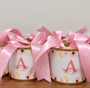 Tubo latas personalizadas - Artesanato e Personalizados
