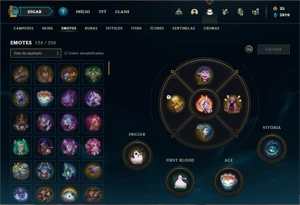 Conta prata 4 com 115 Champs e 90 Skins - League of Legends LOL