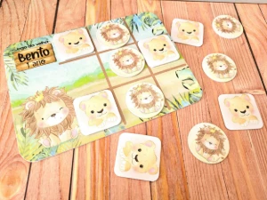 Jogo da Velha Leãozinho Cartonado 19 x 14 cm - Artesanato e Personalizados