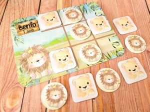 Jogo da Velha Leãozinho Cartonado 19 x 14 cm - Artesanato e Personalizados