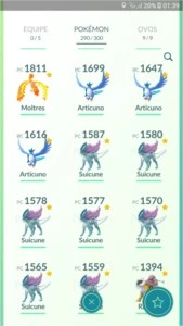 Conta de Pokémon GO