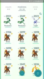 Conta de Pokémon GO