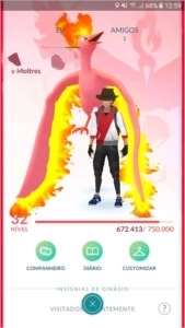 Conta de Pokémon GO