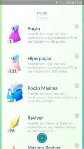 Conta de Pokémon GO