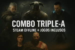 Combos Triple-A! Steam Offline (Entrega Automatica)! +Jogos