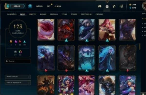 Acc de LOL 2015 / 800 de RP nível 248/ MUITAS SKINS - League of Legends