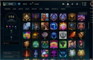 Acc de LOL 2015 / 800 de RP nível 248/ MUITAS SKINS - League of Legends