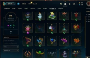Acc de LOL 2015 / 800 de RP nível 248/ MUITAS SKINS - League of Legends