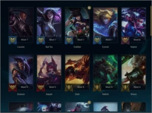 Conta platina 4 main adc - League of Legends LOL