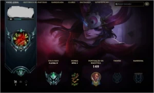 Conta platina 4 main adc - League of Legends LOL