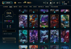 Conta segura/ desde a season 6/344 skins/todos os champs - League of Legends LOL