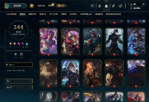 Conta segura/ desde a season 6/344 skins/todos os champs - League of Legends LOL