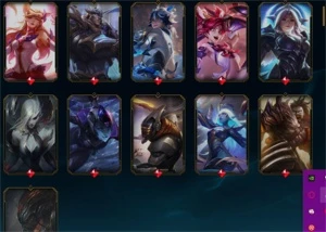 CONTA LEAGUE OF LEGENDS GOLD 4 COM 126 SKINS MMR BOM LOL