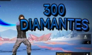 Conta de Free Fire com 300 diamantes por 3,99$!!