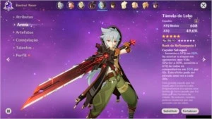 GENSHIN IMPACT ACC COM ZHONGLI GANYU + AMOS AR-53