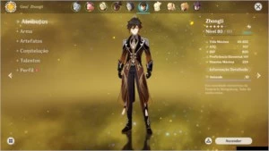 GENSHIN IMPACT ACC COM ZHONGLI GANYU + AMOS AR-53