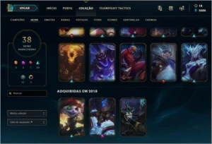 CONTA LEAGUE OF LEGENDS DIAMANTE 2 (LOL)