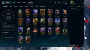 CONTA LEAGUE OF LEGENDS LOL