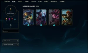 Conta Nível 43, Prata 3, 42 Champs e 3 Skins Épicas - League of Legends LOL