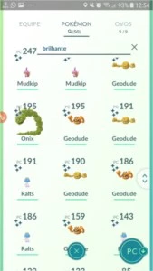 Pokémon Go Conta Lvl33