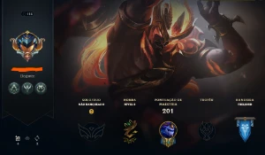 Conta League Of Legends LV.115 32 Skin pra vender rápido LOL