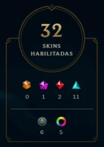 Conta League Of Legends LV.115 32 Skin pra vender rápido LOL