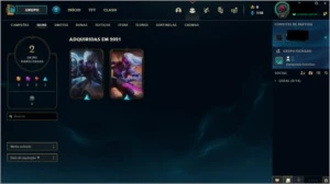 CONTA PLATINA 60% WIN RATE - League of Legends LOL