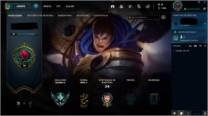CONTA PLATINA 60% WIN RATE - League of Legends LOL