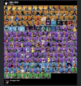 Conta Fortnite | 191 Skins | Dono Original | GTA V + Hogwart