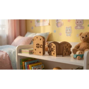 Kit 10 Portinha e Janela articulada em madeira MDF... - Artesanato e Personalizados