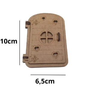 Kit 10 Portinha e Janela articulada em madeira MDF... - Artesanato e Personalizados