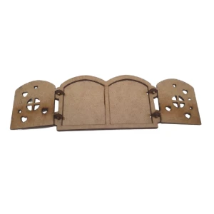 Kit 10 Portinha e Janela articulada em madeira MDF... - Artesanato e Personalizados