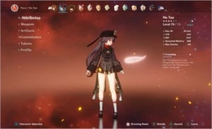 Conta Genshin Impact AR40+ Tartaglia com Harpa + Hu Tao