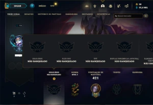 Conta Unranked com TODOS os champs e 218 Skins ( MAIN MID ) - League of Legends LOL
