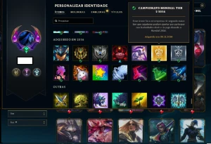 Conta Lol 394 Skins + Valorant Varias Skins - League of Legends