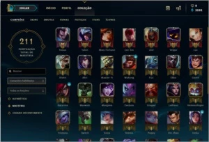 CONTA DIAMANTE 5 (MMR ALTO) - League of Legends LOL