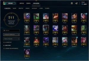 CONTA DIAMANTE 5 (MMR ALTO) - League of Legends LOL