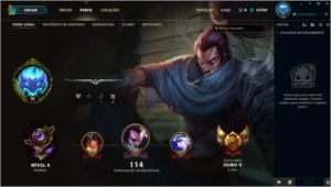 Conta LOL Ouro V na Season 07 / 32 Campeões + 5 Skins - League of Legends
