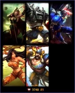 Conta LOL Ouro V na Season 07 / 32 Campeões + 5 Skins - League of Legends