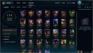 Conta LOL Ouro V na Season 07 / 32 Campeões + 5 Skins - League of Legends