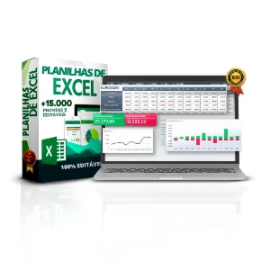 Pacote com +15 mil planilhas em excel