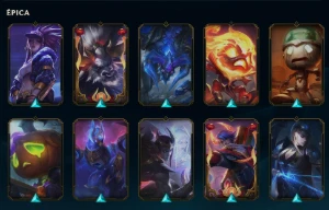 Conta com 258 skins + - League of Legends LOL