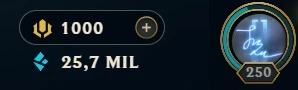 Conta com 258 skins + - League of Legends LOL