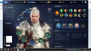Conta Mir4 / SA61 / lv45 / 43,5k PP / Portao lv6 só minerar