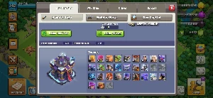 Conta clash of clans cv 14