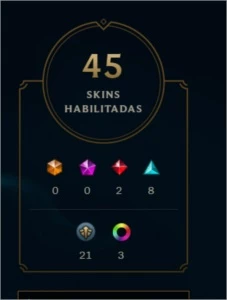 Conta league of legends diamante 1 LOL