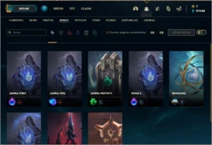League of Legends - Gold 2 - Todos Champs ! 218 Skin !!! LOL