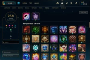League of Legends - Gold 2 - Todos Champs ! 218 Skin !!! LOL