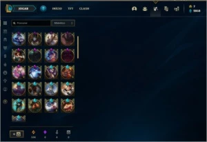 League of Legends - Gold 2 - Todos Champs ! 218 Skin !!! LOL