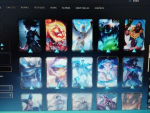 Conta Lol Ouro 4, com Ultimate do Udyr, mts espólios e emblm - League of Legends